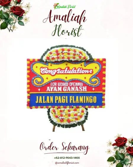 Sewa Papan Bunga Juai