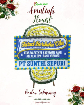 Papan Bunga Duka di Juai