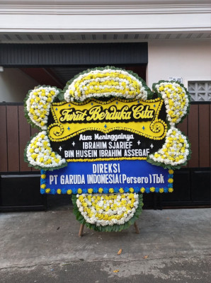 Papan Bunga Duka di Juai